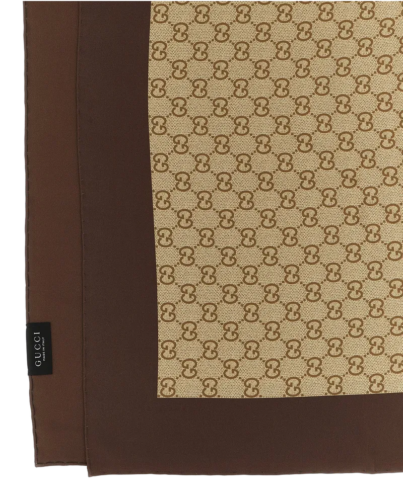 Gucci Women's Beige Silk Accessories Beige
