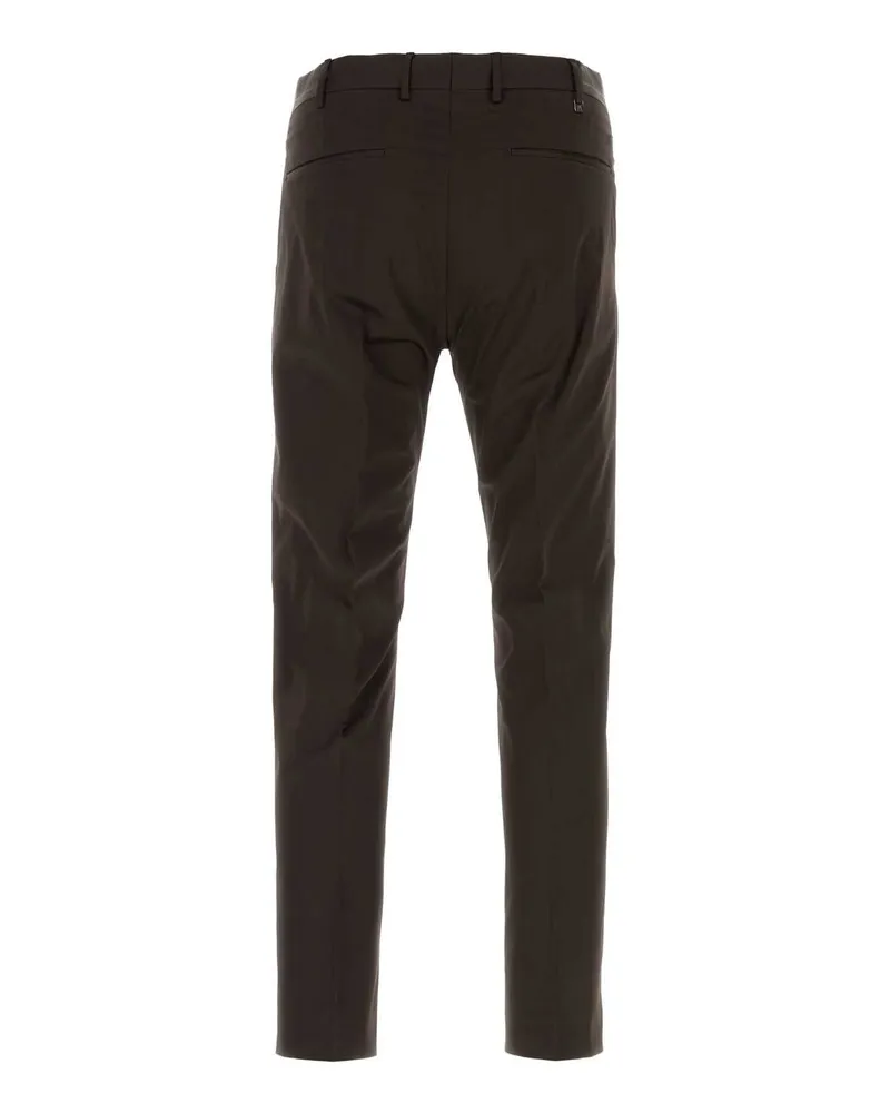 PT TORINO Men's Chocolate Stretch Cotton Pant 0190 Exterior: Elastane Pantaloni Brown
