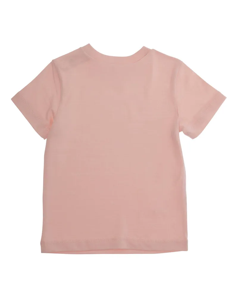 Marni Unisex T-Shirt Crew Neck Pink Cotton T-Shirts And Polos Pink