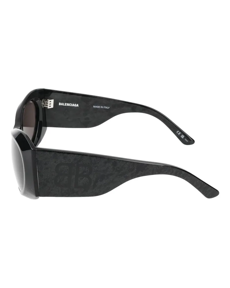 Balenciaga Women's Sunglasses  Bb0394s 003 Black Grey 19-145 Acetate Black