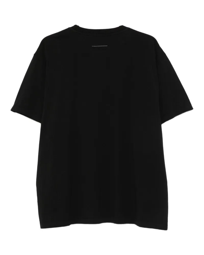 Maison Margiela Logo-Patch T-shirt — Black Black