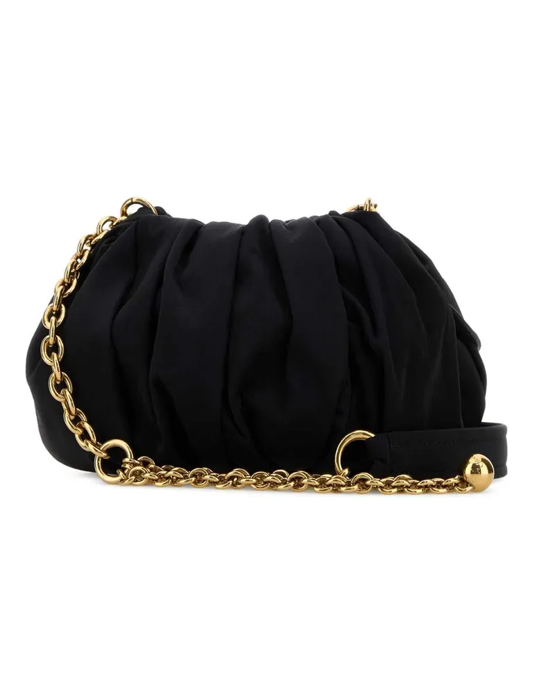 Chloé Women's Plissé Shoulder Bag Black Polyamide Italy Black