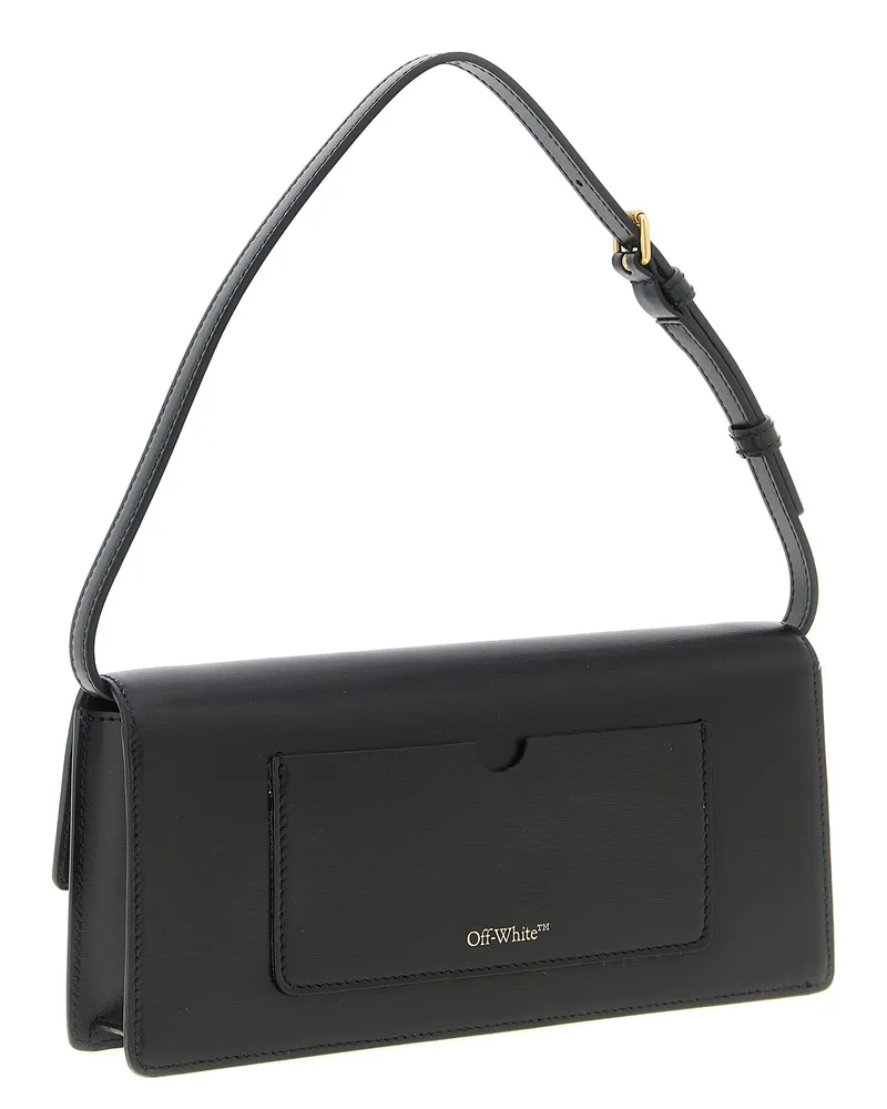 OFF-WHITE Women's Black Polyester Shoulder Bag Black