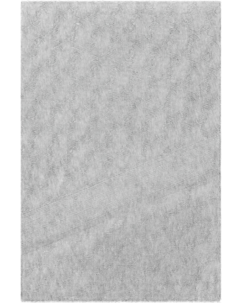 Saint Laurent Monogram Scarf — Black Black