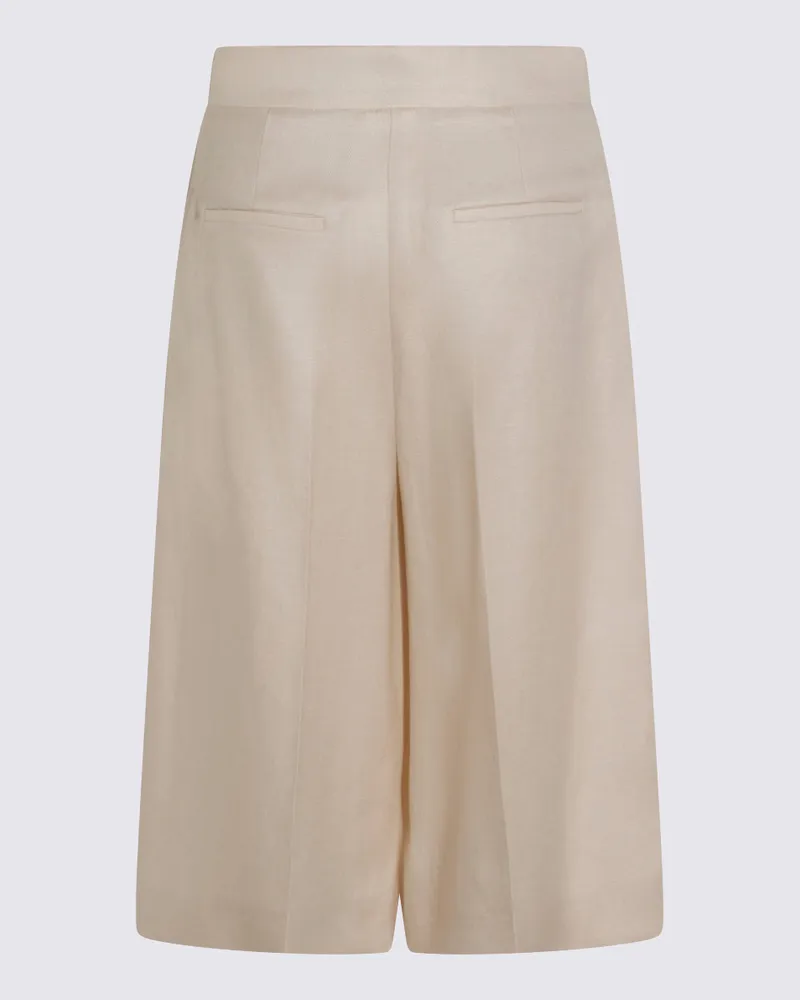 Max Mara Women's Shorts Beige _li Beige