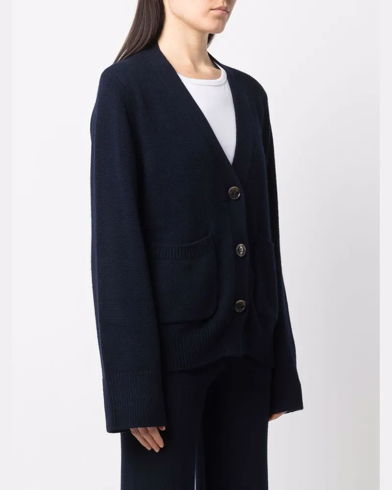 Lisa Yang Cashmere Cardigan — Navy Navy