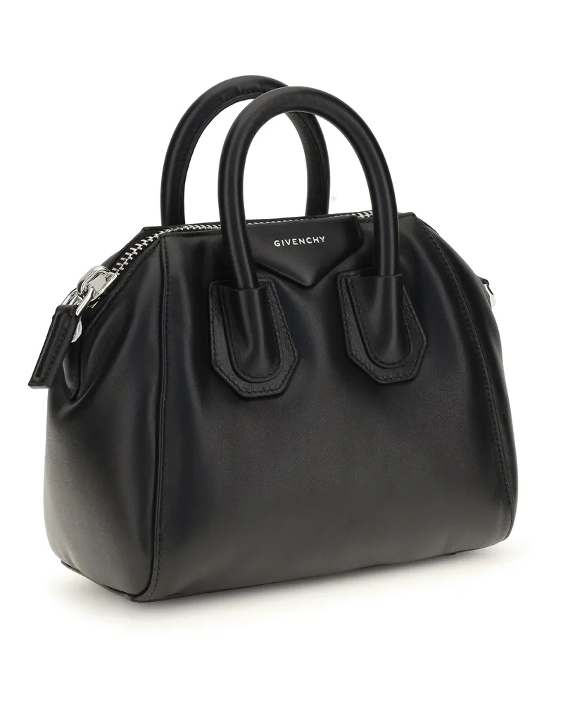 Givenchy Antigona Bomber Top Handle Bag — Black Black
