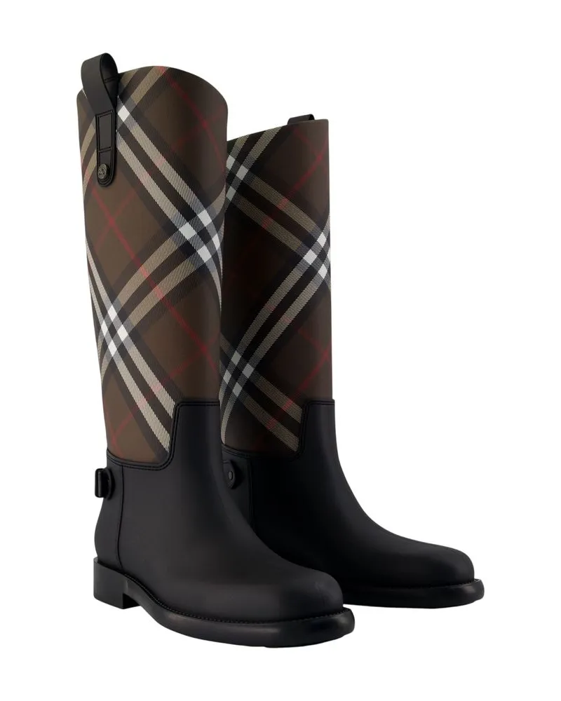 Burberry LF Cavalier Boots — Brown Brown