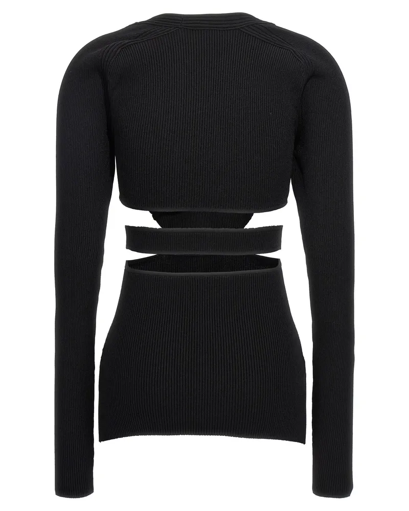 Nensi Dojaka Women's Black Viscose Cardigan Clothing Black