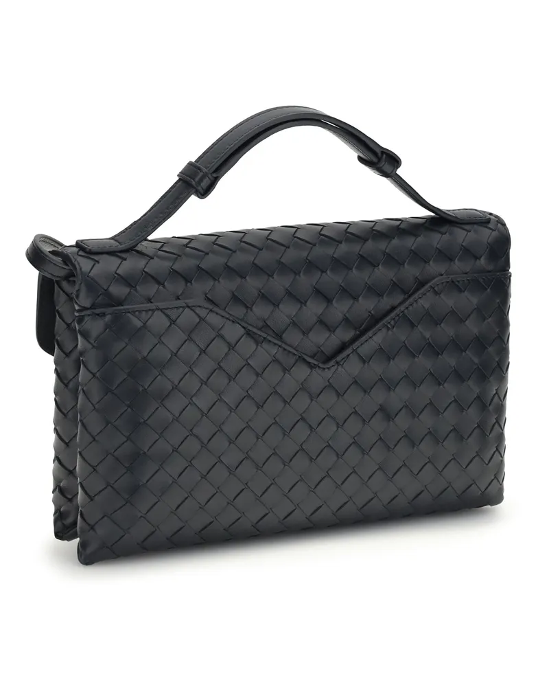 Bottega Veneta Women's Shoulder Bag Knot Lock Midnight-Muse Brass Lambskin Black