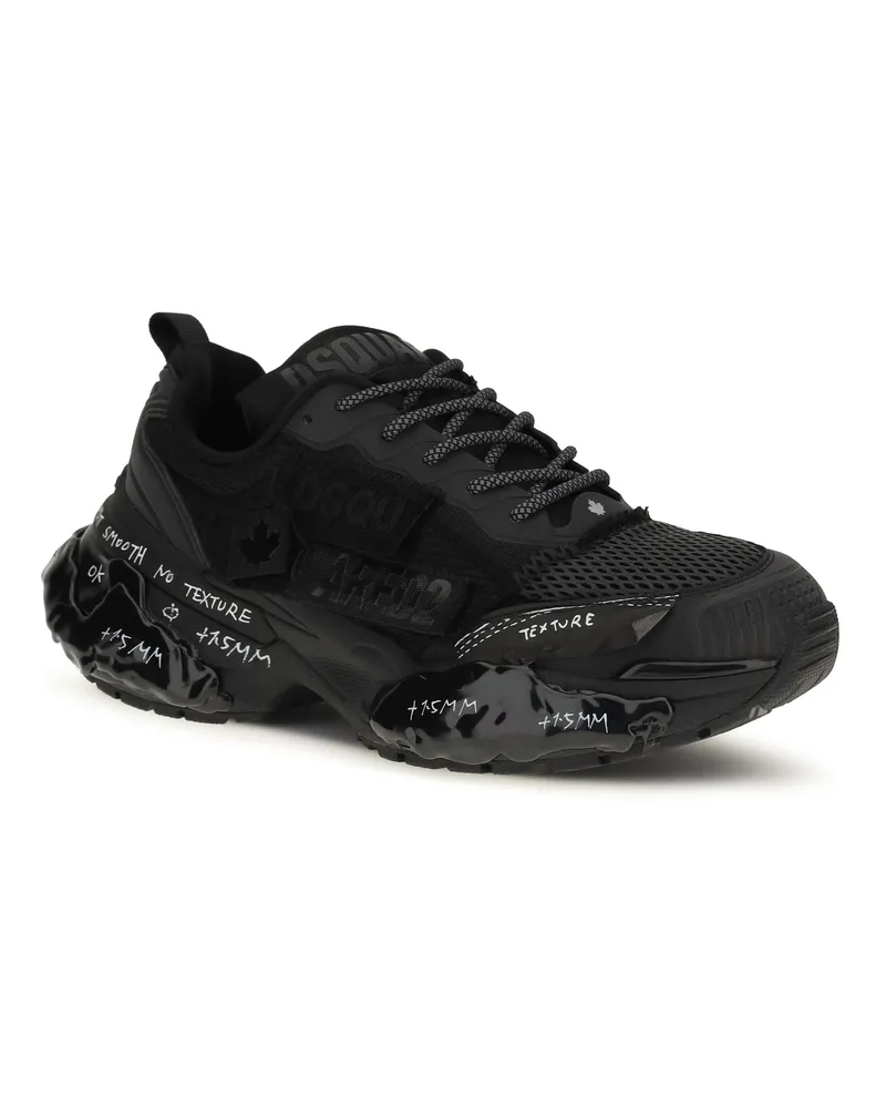Dsquared2 Faster Sneakers — Black Black
