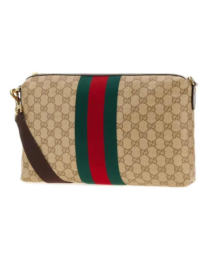 Gucci Men's Gg Fabric Clutch Vintsandkbrvrvd Beige