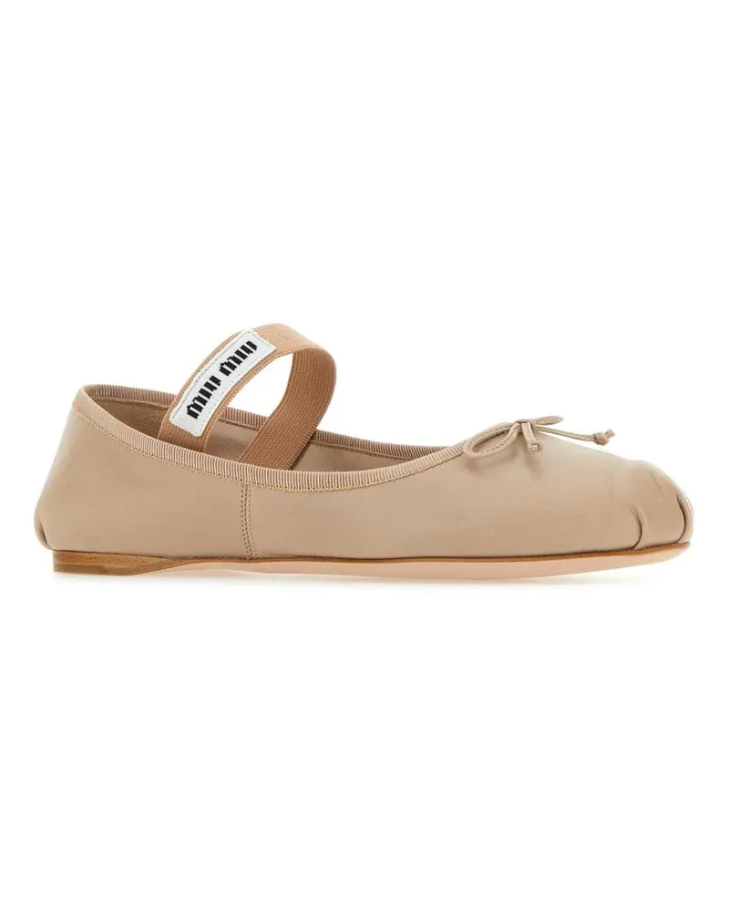 Miu Miu Ballerina Ballet Flat — Pink Pink