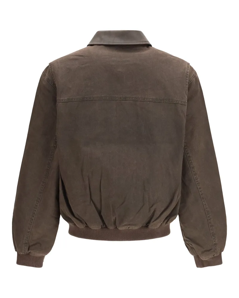 REPRESENT Men's Bomber Jacket Roscoe Whisky Cotton Brown