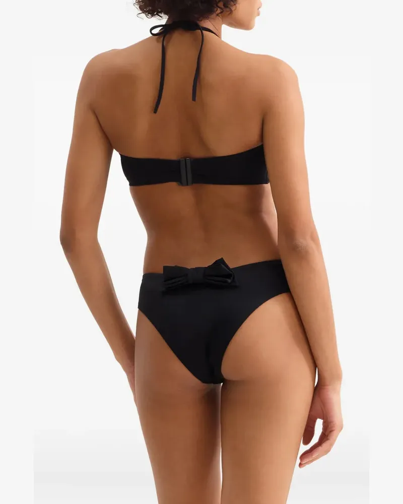 Eres Women's Organza Bow-Detail High-Cut Briefs Aw25 W Black