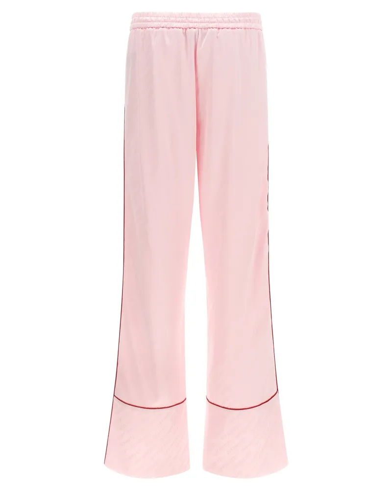 OFF-WHITE Women's Multicolor Viscose Casual Pants Pink