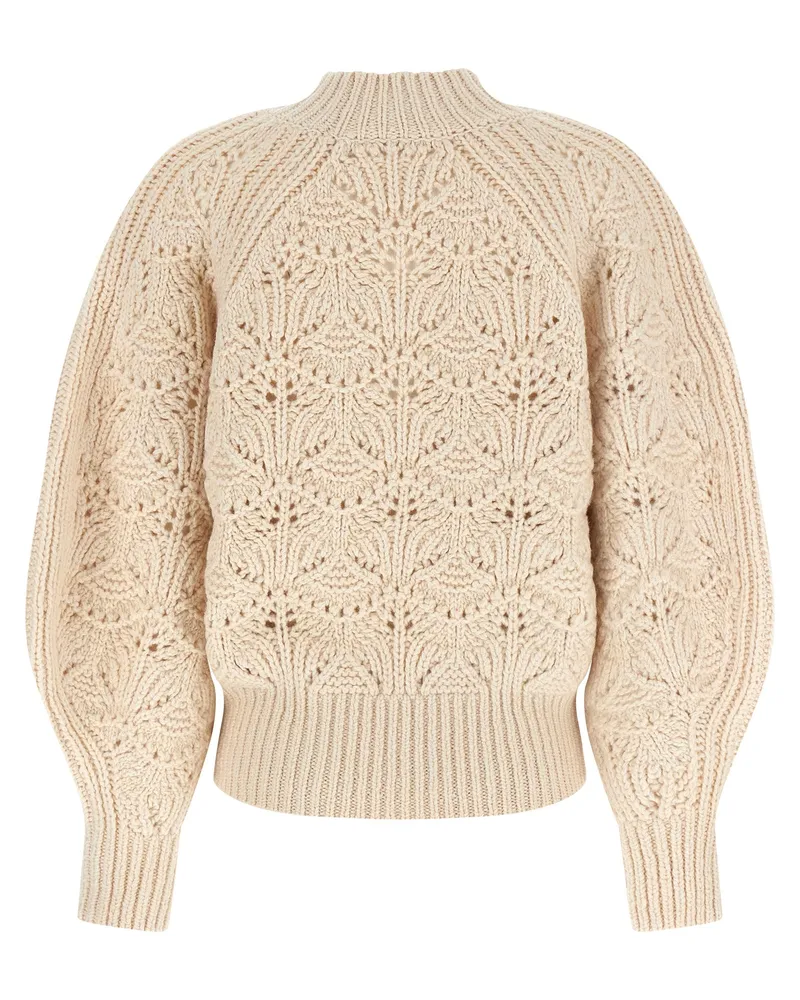 Zimmermann Women's Beige Wool Cardigan Clothing Beige