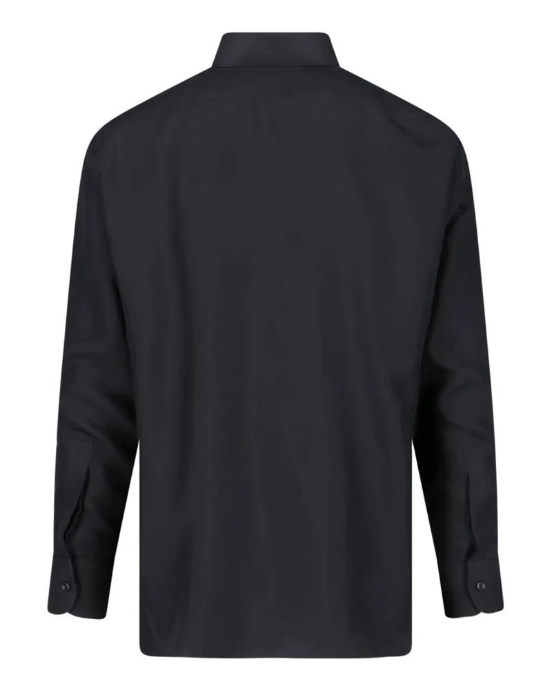 Tom Ford Men's Shirts Black Cupro Black