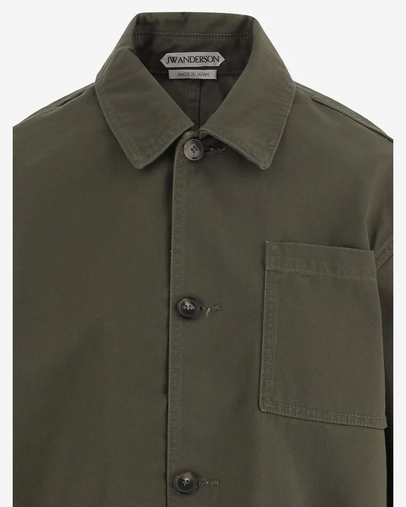 J.W.Anderson Women's Cotton Jacket Military Green Green