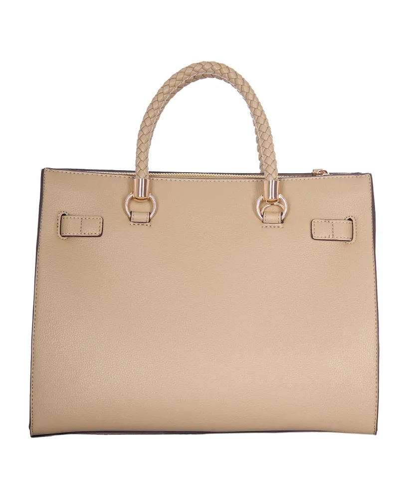 Liu Jo Women's Handbag Manh Mud Polyurethane Handbags Hand Bags Beige