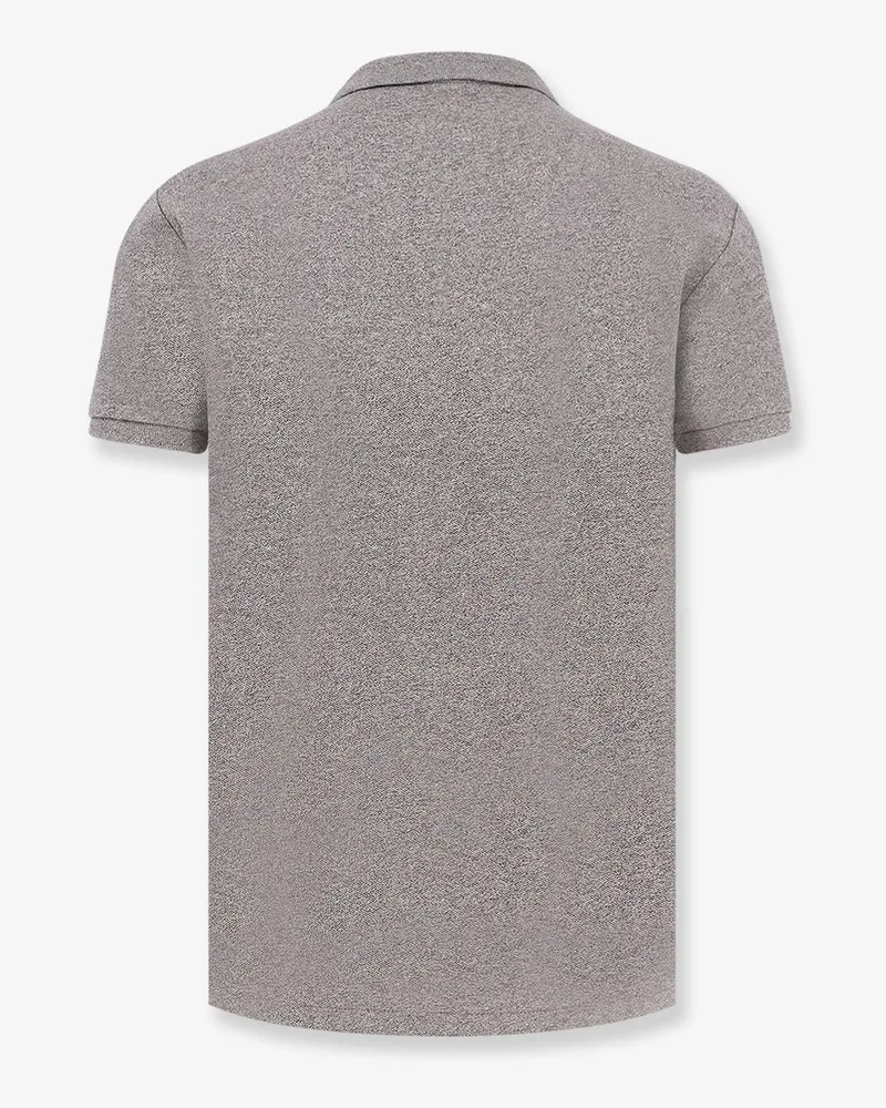 Ralph Lauren Men's Polo Shirt Cotton Grey T-shirts And Polos Gray