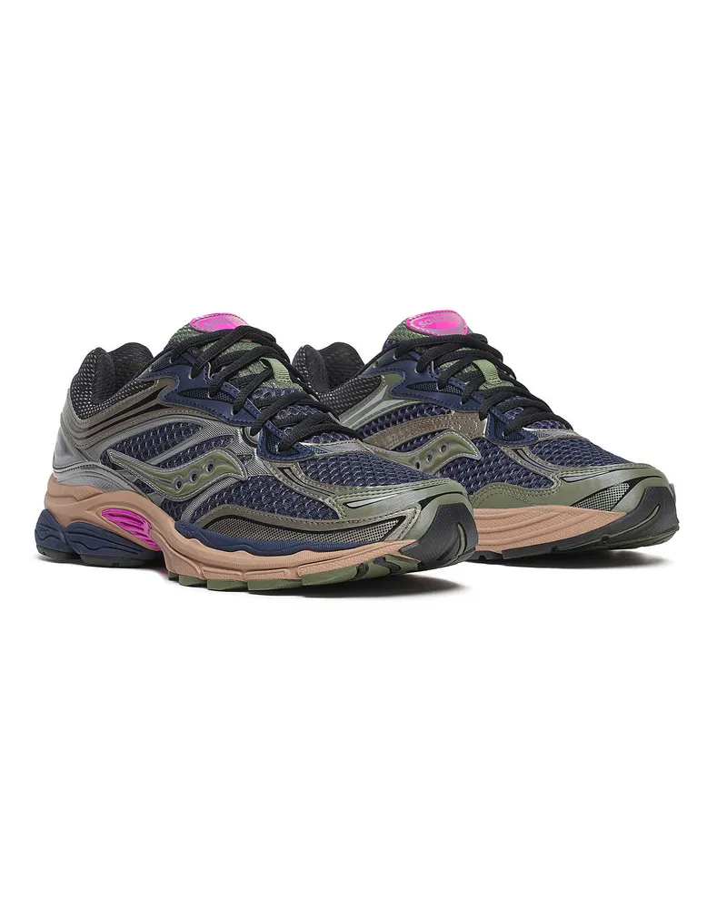 Saucony Unisex Sneakers Omni 9 Blue Low Top Polyurethane Trainers Blue