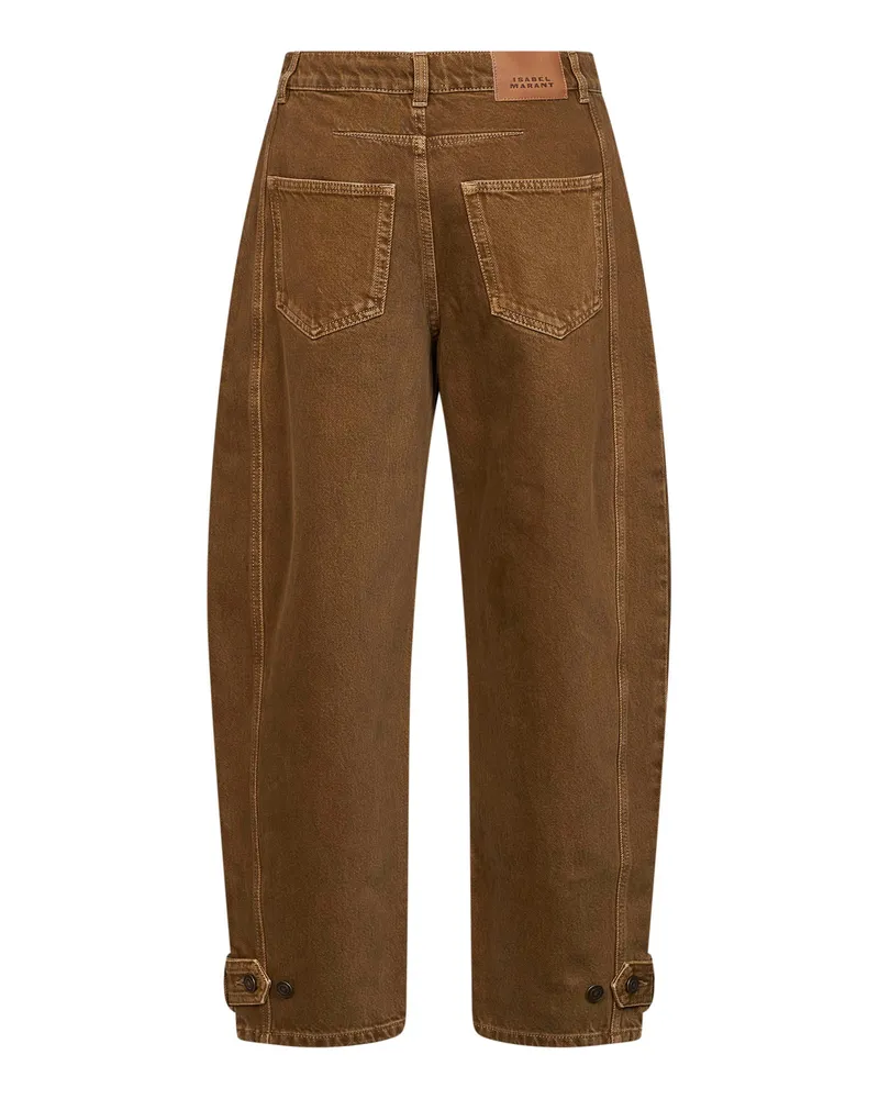 Isabel Marant Women's Jeans Leya Bronze Cotton Bronze