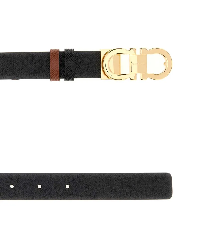 Ferragamo Neronewcognac Cinture Belt Black