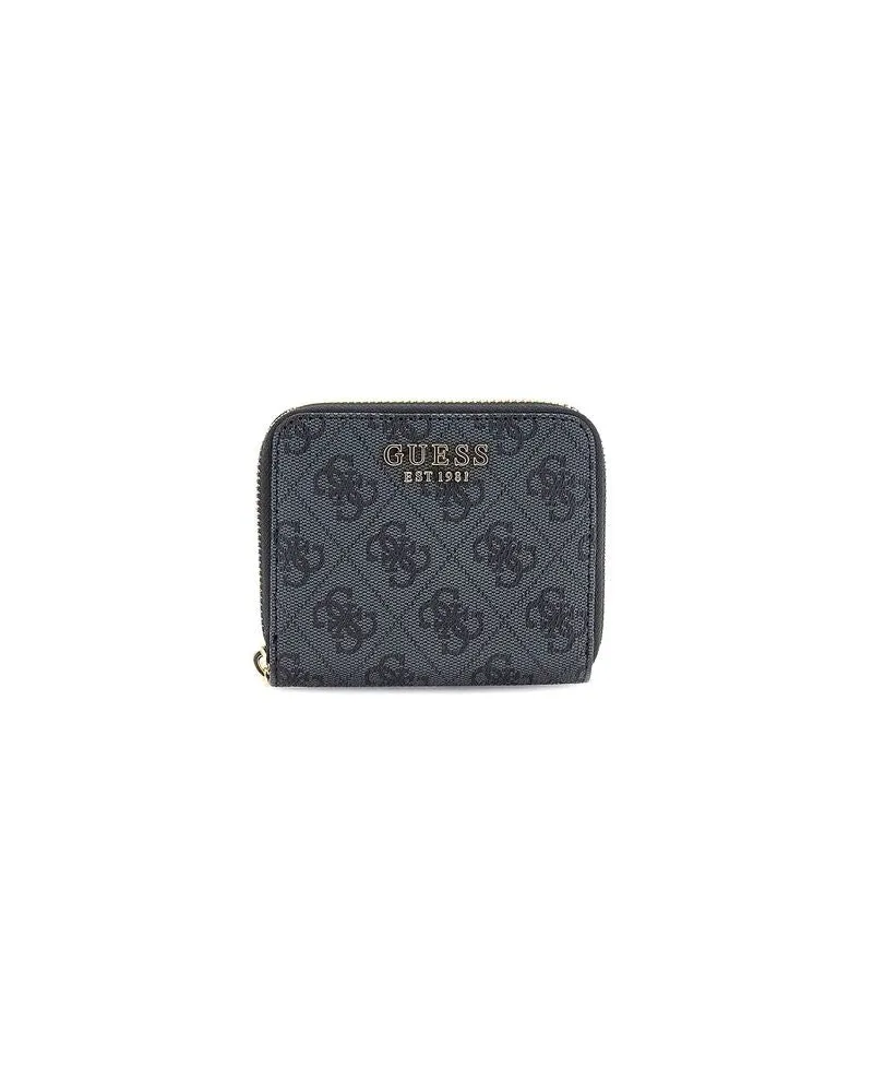Guess Women's Wallet Coal Logo Polyurethane Bags Gray