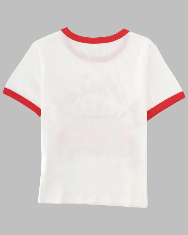 Stella McCartney Logo-Print Cotton T-Shirt — White White