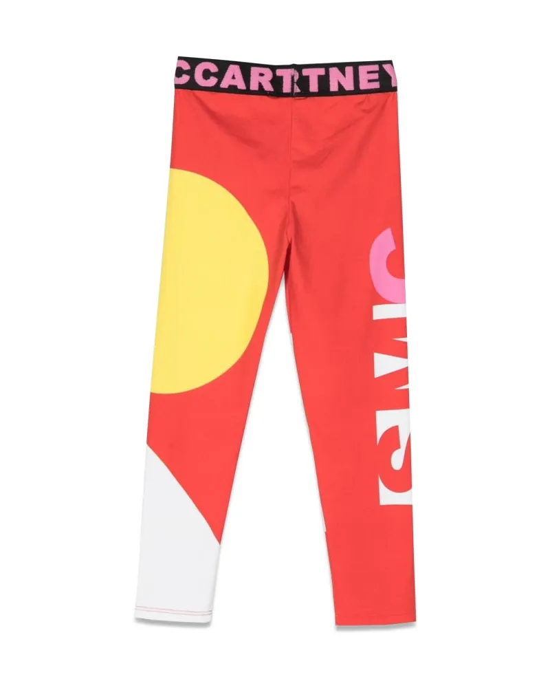 Stella McCartney Stretch Polyamide Leggings — Multicolor Multicolor