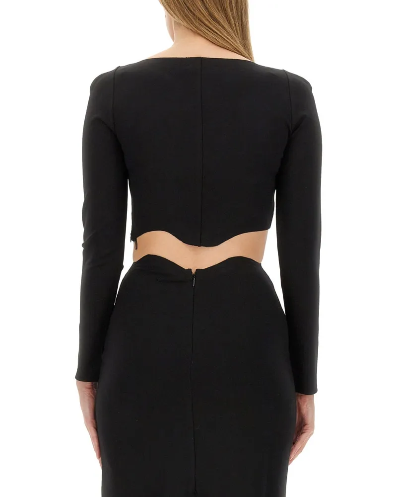 STAUD Viscose Blouse — Black Black
