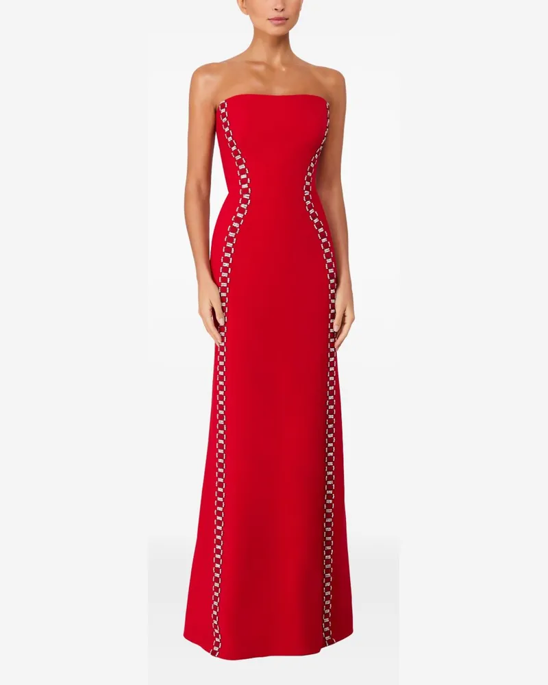 Jenny Packham Women's Dress Triumph Red Polyester Red