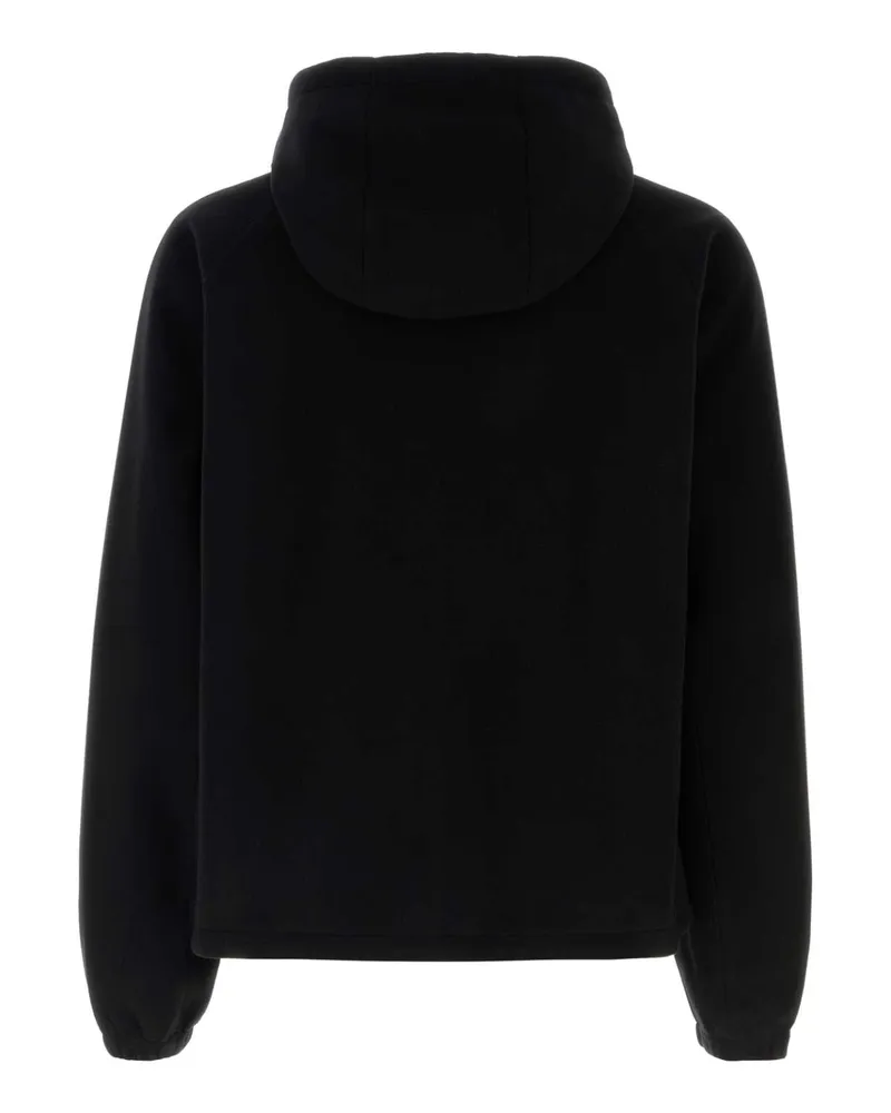 Prada Men's Black Pile Jacket Nero Giubbini Black