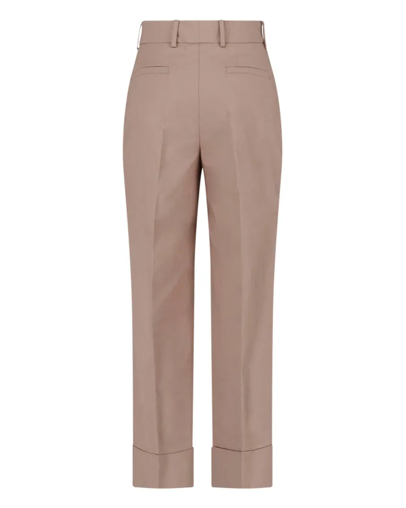 Incotex Women's Trousers Beige Cotton Beige