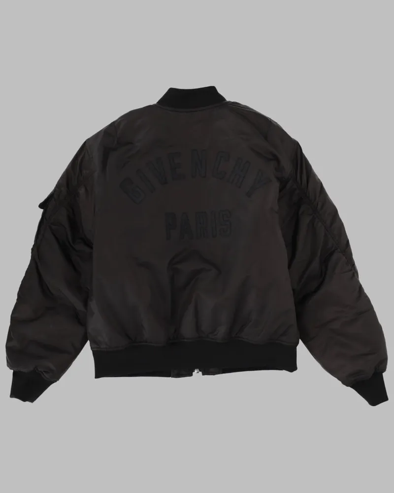 Givenchy Logo-Print Lightweight Jacket — Black Black