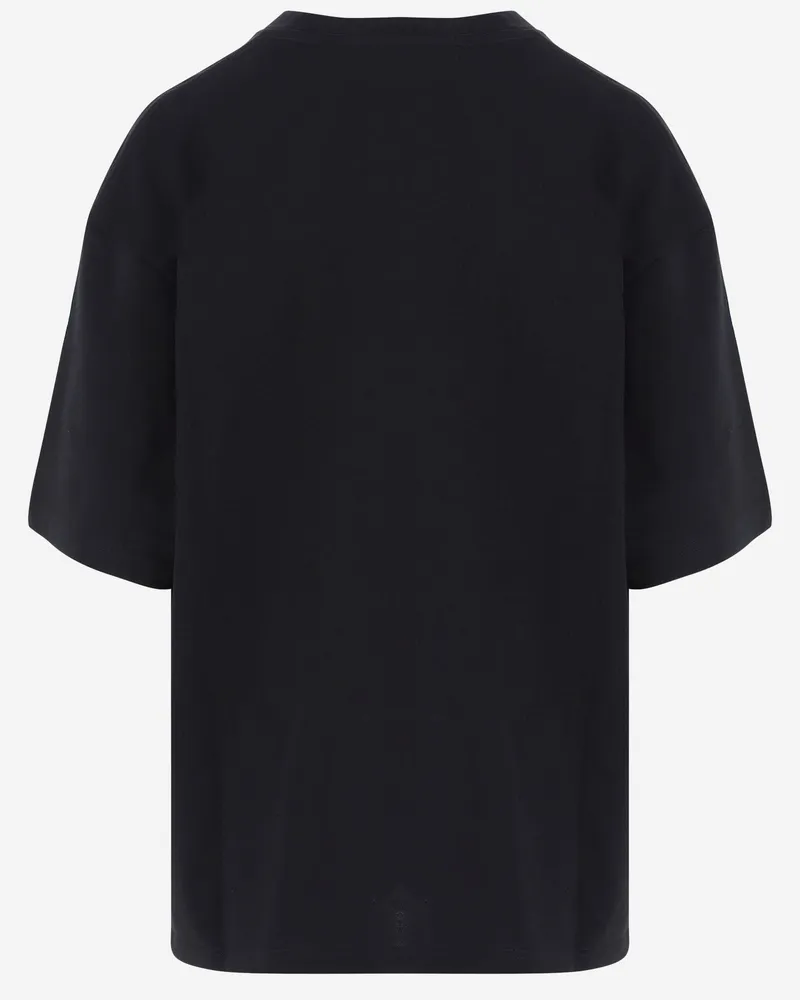 Just Cavalli Logo-Print Panther T-Shirt — Black Black