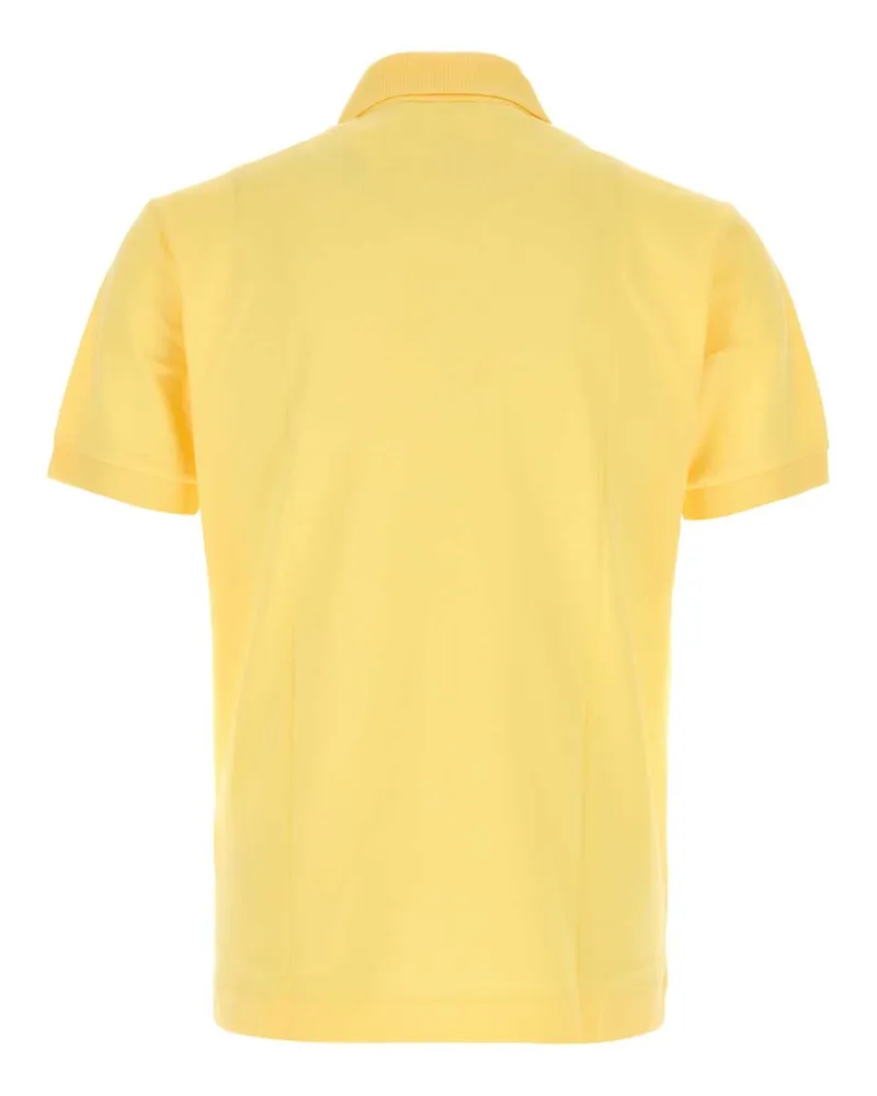 Lacoste Men's Yellow Piquet Polo Shirt Yelow Exterior: Cotton T-shirts And Polos Yellow