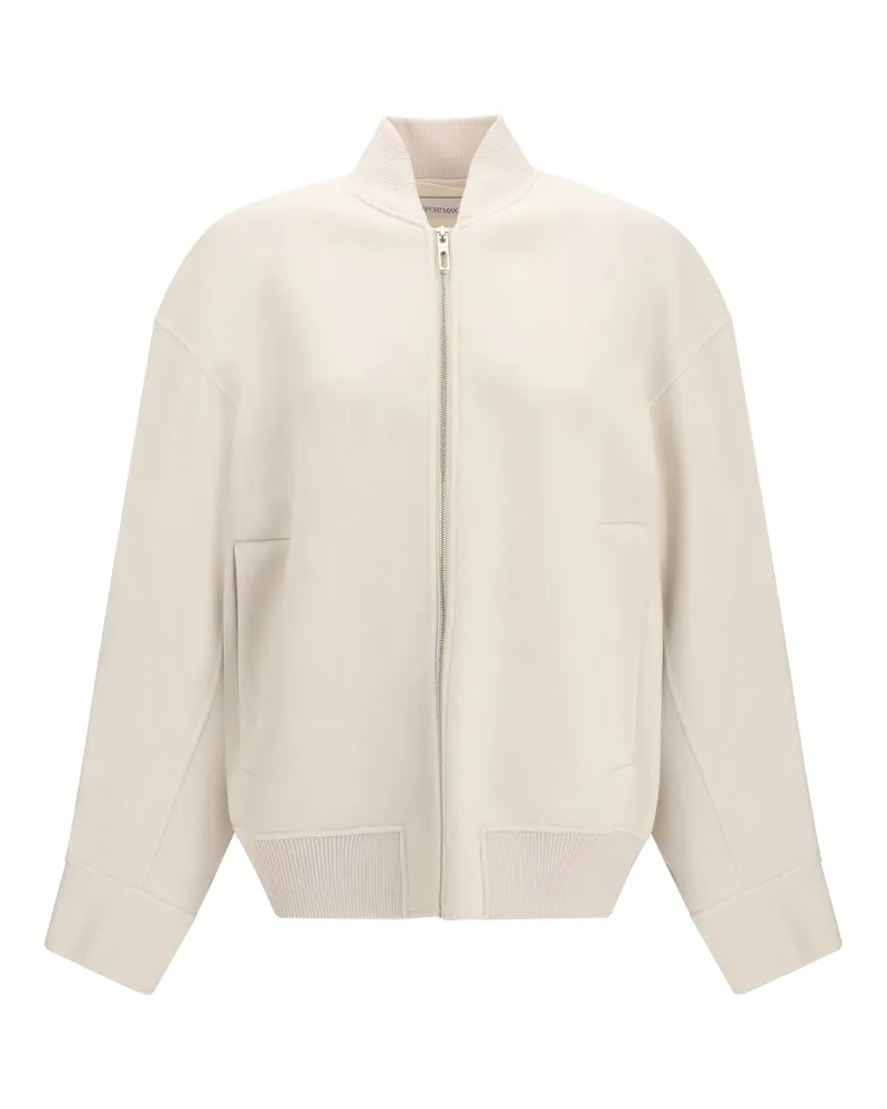 Max Mara Women's Jacket Ondata Virgin Wool Cream Cream