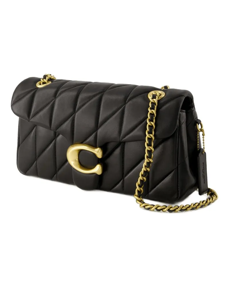Coach Women's Tabby 26 Crossbody -  Leather Black Canvas Bags Shoulder-Hobo-Bags Black