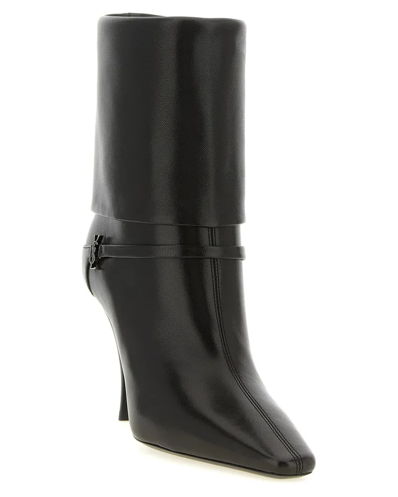 Saint Laurent Niki Boot — Black Black