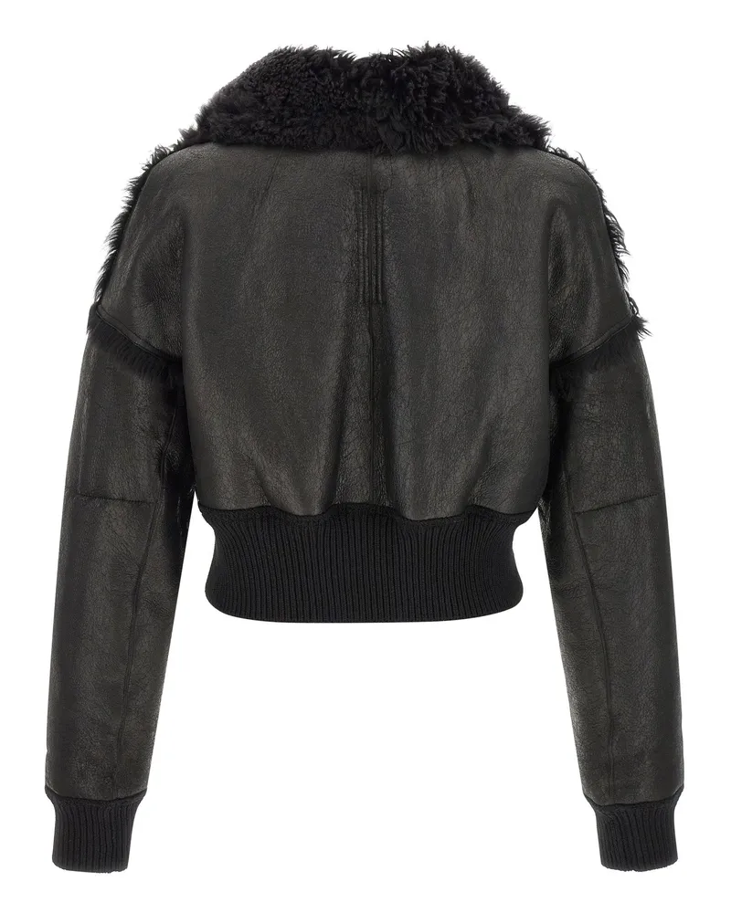 Rick Owens Flight Bomber Jacket — Black Black