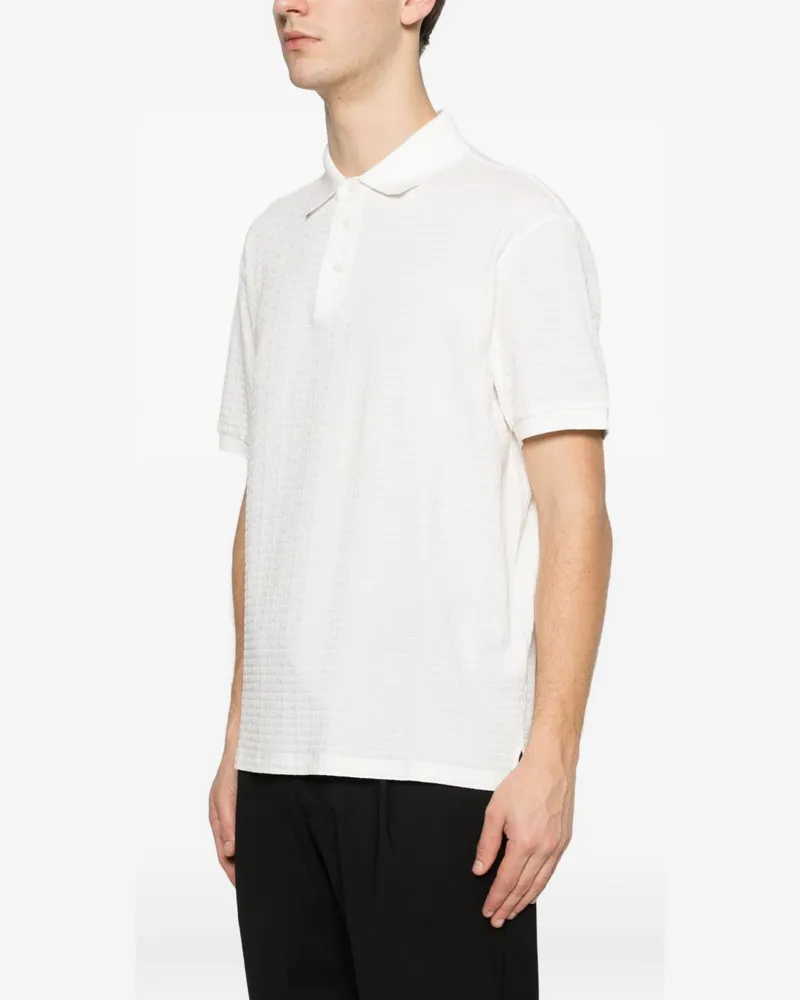 Emporio Armani Cotton Logo Polo — White White