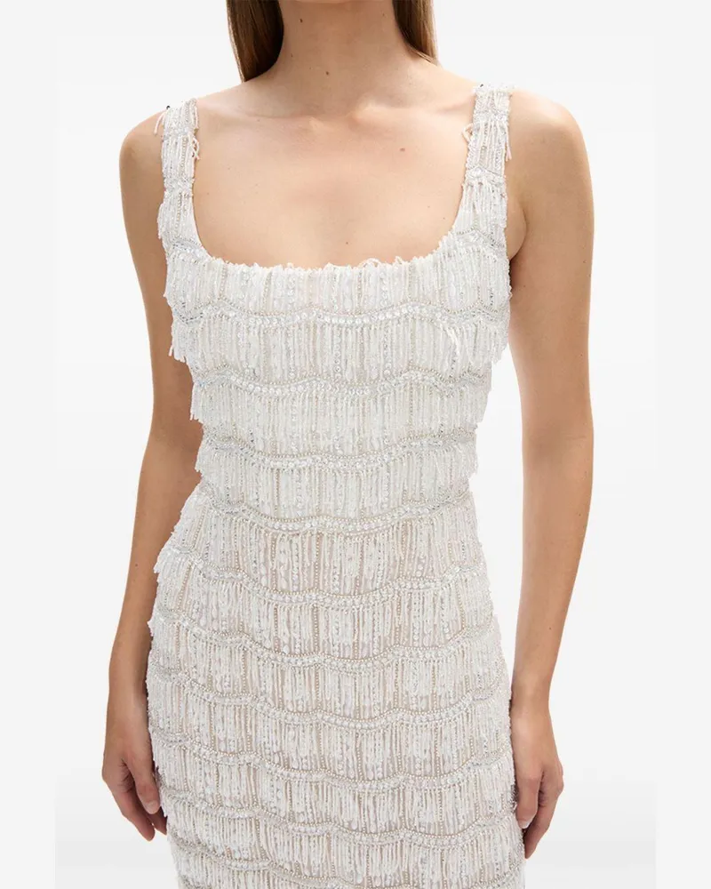 Rachel Gilbert Women's Dress Sadie Ivory Nylon White