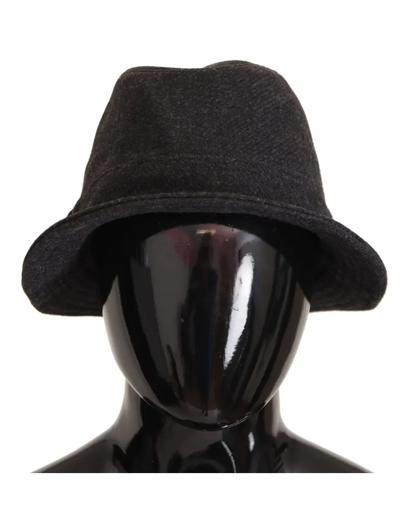 Dolce & Gabbana Women's Virgin Wool & Cashmere Fedora Gray Fedoras Gray