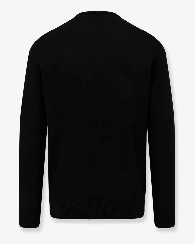Ralph Lauren Men's Wool Sweater Crew-Neck Black Black