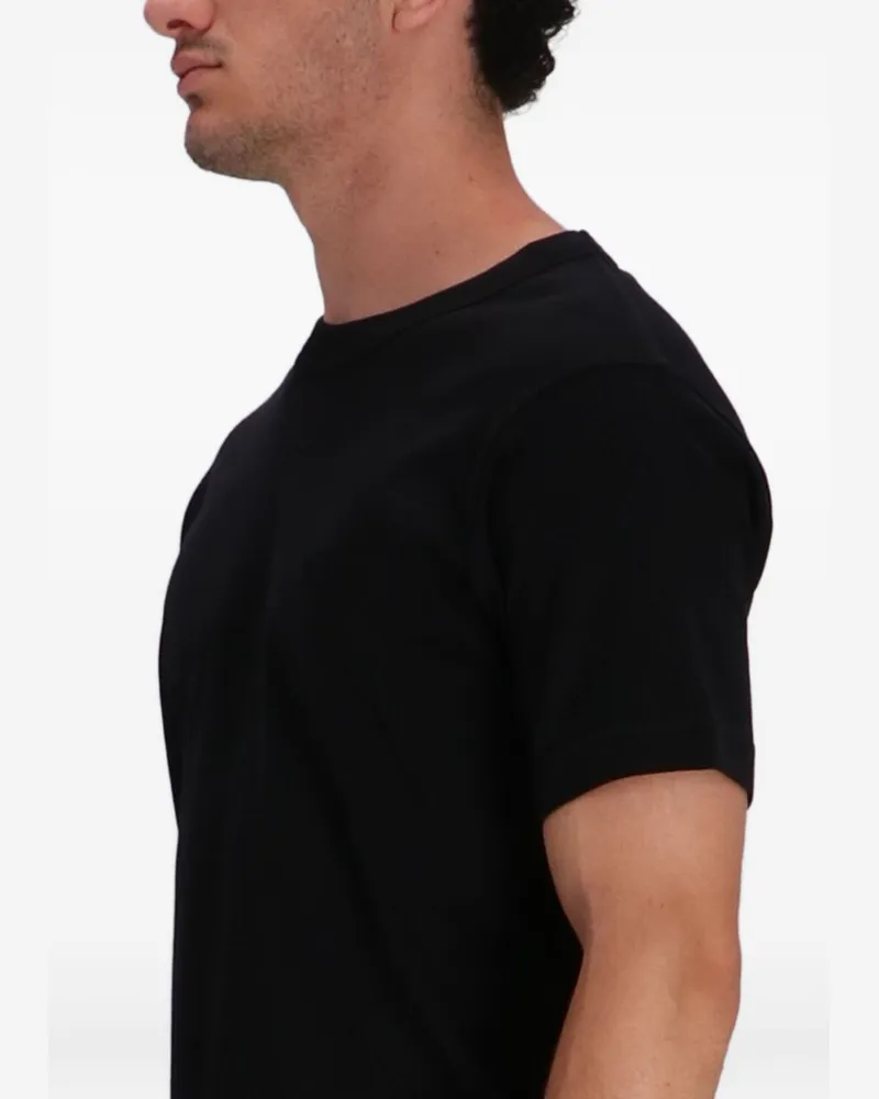 Y-3 Logo Cotton T-Shirt — Black Black