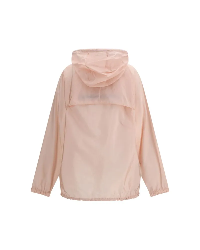 Prada Women's Multicolor Recycled Polyamide Shell Jacket Clothing Pink