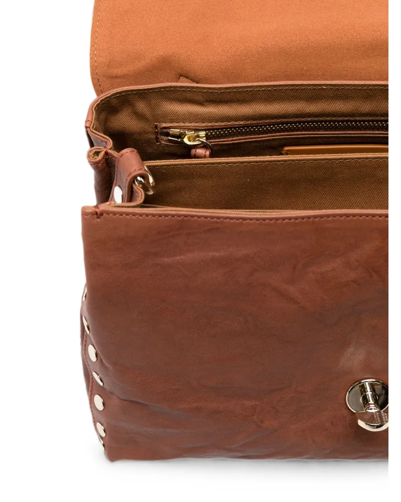 Zanellato Top Handle Bag — Cognac Cognac
