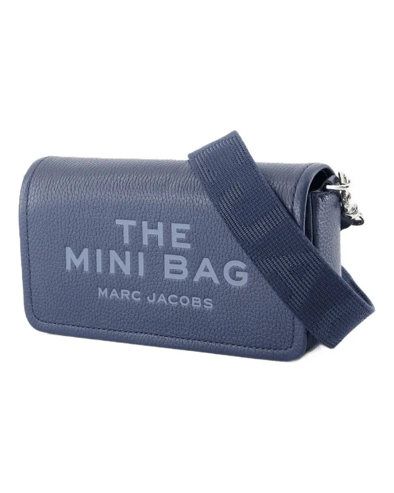 Marc Jacobs Women's The Mini Crossbody -  Leather Blue Cowhide Bags Clutches Blue